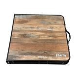 Red Rum Wood Effect Folding Table (Large)