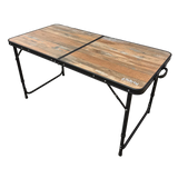 Red Rum Wood Effect Folding Table (Large)