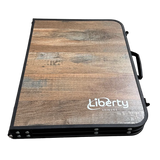 Arkle Wood Effect Folding Table (low)