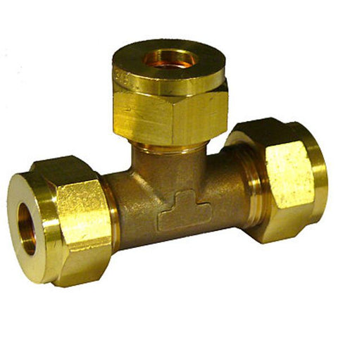 AG Gas Equal Tee 15mm