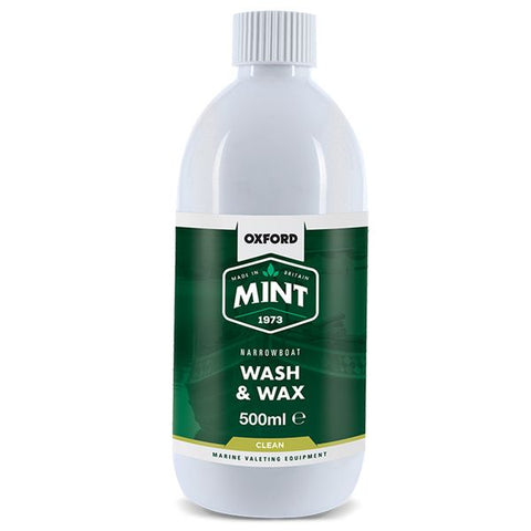 Oxford Mint Narrowboat Wash N Wax 500ml