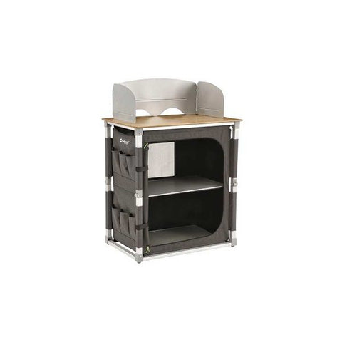 Outwell Padres Camping Kitchen with Shelves, Pockets and Windshield