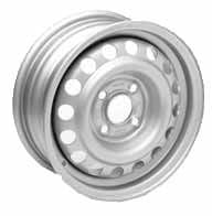 Al-Ko 5J 4 Stud 13" Wheel Rim Silver