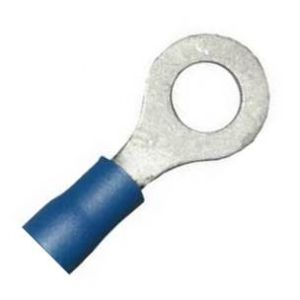 W4 RING TERMINAL 6mm BLUE (3)