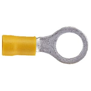 W4 RING TERMINAL 8mm YELLOW (3)