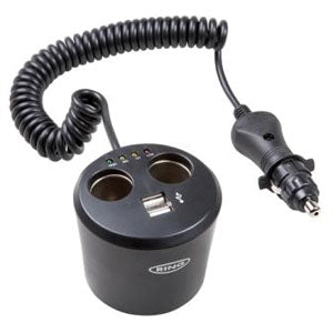 RING TWIN CAN MULTISOCKET 12V/USB