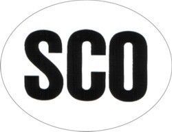 W4 SCO STICKER LARGE OVAL