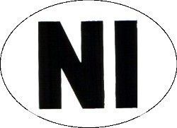 W4 Ni Sticker Large Oval