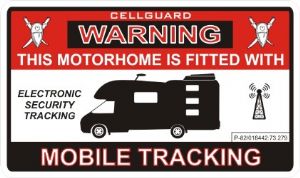 W4 Motorhome Tracking Sticker