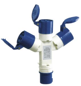 W4 MAIN 3-WAY SPLITTER 16AMP