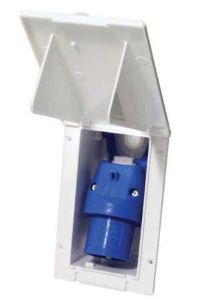 Mains Inlet Oblong White