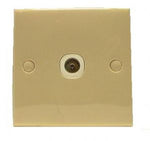 CLIPSAL SQUARE COAX SOCKET BEIGE