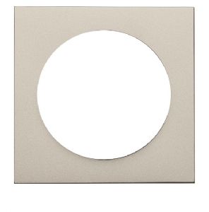 BERKER PURE DESIGN SINGLE FRAME STAINLESS STEEL