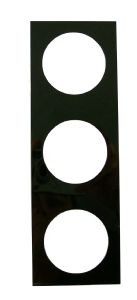 BERKER TRIPLE FRAME GLOSS BLACK