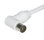 MAXVIEW COAX FLYLEAD C/W RIGHT ANGLE CONNECTOR 2M
