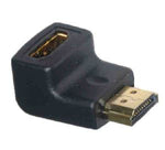 MAXVIEW HDMI ANGLED ADAPTOR GOLD