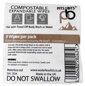 P & B EXPANDABLE WIPES (9PK)