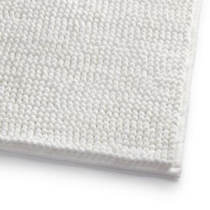 BATH MAT 80 X 50CM WHITE