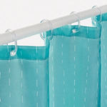 SHOWER CURTAIN GREEN DASH