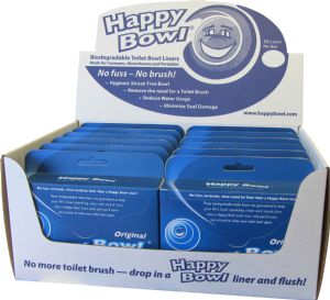 Happy Bowl Toilet Liners 50 Per Pack