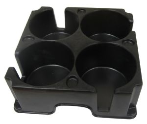 MUGGI Multi 4 Cup Holder BLACK