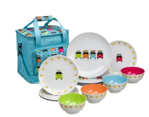 CAMPER SMILES 12PCS SET WITH 16 LTR COOLER BAG