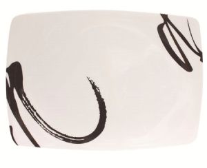 INK DESIGN RECTANGULAR PLATTER