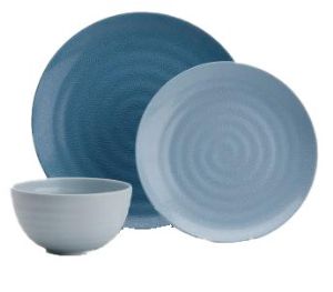 SHADES OF BLUE 12 PCDINNER SET