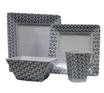 CARRE SCANDIC MELAMINE SET (16PCS)