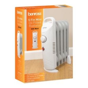 MINI OIL FILLED RADIATOR 500w – Camping HQ UK