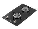 DOMINO HOB TOPLINE 922 2 BURNERS 12V IGN BLACK GLASS