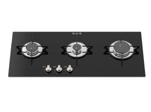 TOPLINE 931 3 BURNERS 12V IGN BLACK GLASS