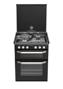 K1520 DUAL FUEL COOKER 3 GAS BURNERS + 1 HOTPLATE