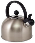 VIA MONDO 2L SOFT GOLD STAINLESS STEEL WHISTLING KETTLE Camping Caravan Motorhome