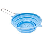 VIA MONDO COLANDER FOLDABLE BLUE/GREY