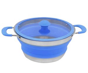 VIA MONDO COLLAPSIBLE COOKING PAN 1.8L Camping Caravan Motorhome