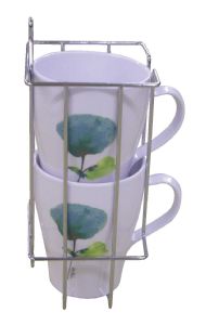 WIRE MUG HOLDER (CHROME)