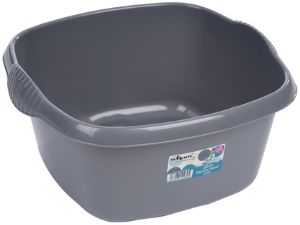 Casa 32Cm Square Bowl Silver