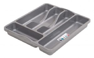 Casa Cutlery Tray 33X30 Silver