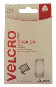VELCRO® VELCOIN® COINS WHITE (16)