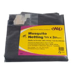 W4 MOSQUITO NET/FIXERS 1Mx2M GREY