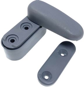 W4 TURN BUTTON/SPACER MID GREY