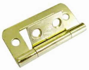 W4 Flush Hinge 1.1/2" Brass (2)