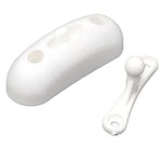 DOOR RETAINER WHITE BALL (10)