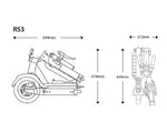 RILEY RS3 ELECTRIC FOLDING SCOOTER BLACK
