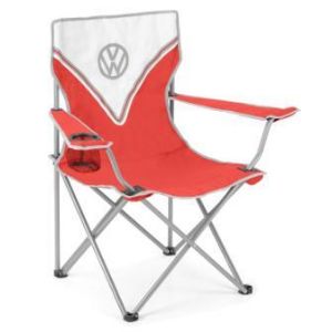 VW FOLDING CAMPING CHAIR RED