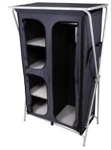 VIA MONDO DOUBLE STORAGE CUPBOARD W/CLOTHES RAIL 90x52x140
