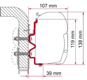 F45 Adapter Kit Hymercamp 400Cm