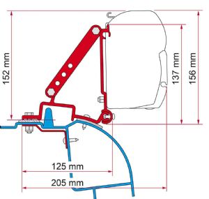 F45 Adapter Kit Master H2-Opel Movaro