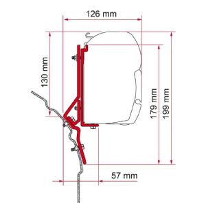 F45 Adapter Kit Vw T4 Lift Roof